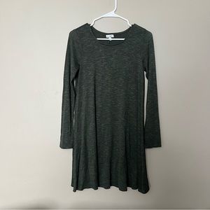 LOVE FIRE Green Midi Dress